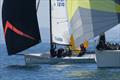 Mojito Bach and Andromeda crossing the line together - Musto ISORA Welsh Coastal Race and tuning weekend at Pwllheli © Paul Jenkinson