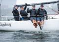 Alec Cutler's Hedgehog during the 2026 J/70 Midwinter Championship &copy; Hannah Lee Noll