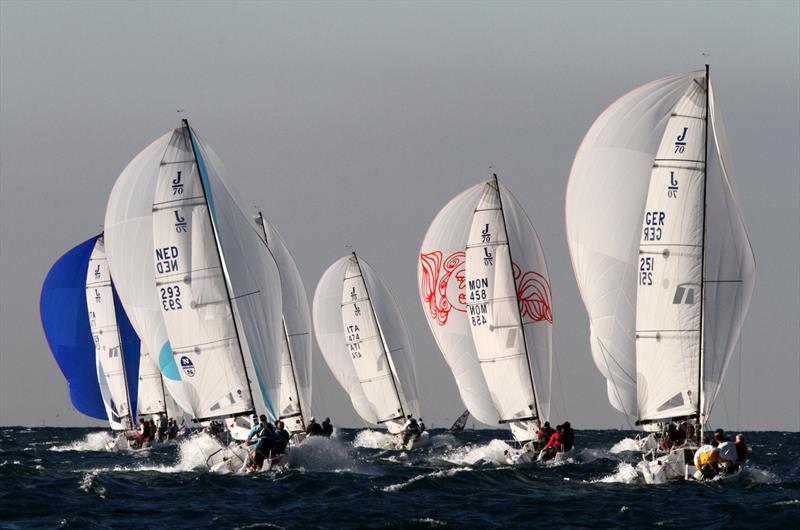 J70 Europeans at Lake Garda day 4 photo copyright Andrea Carloni taken at Fraglia Vela Riva and featuring the J70 class