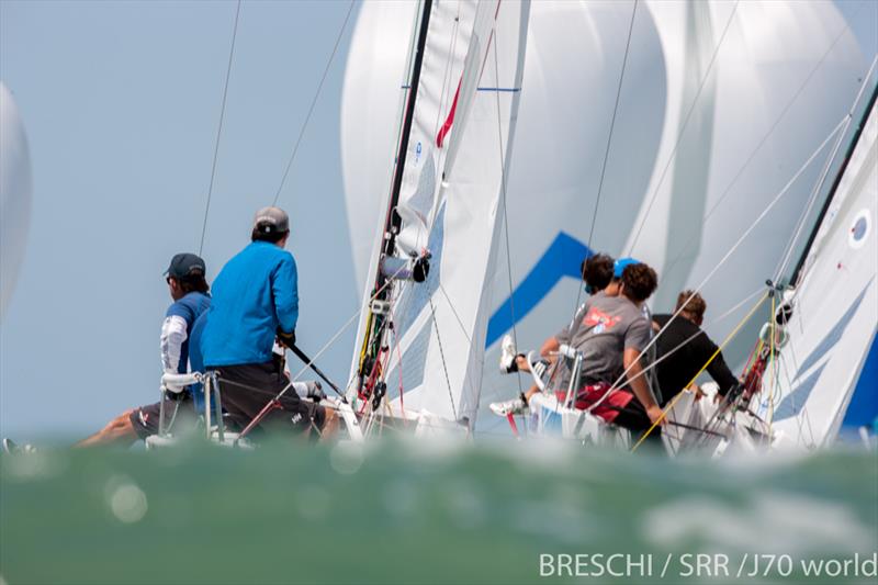 J70 Worlds in La Rochelle day 2 photo copyright Christophe Breschi / SRR / J70 world taken at Société des Régates Rochelaises and featuring the J70 class