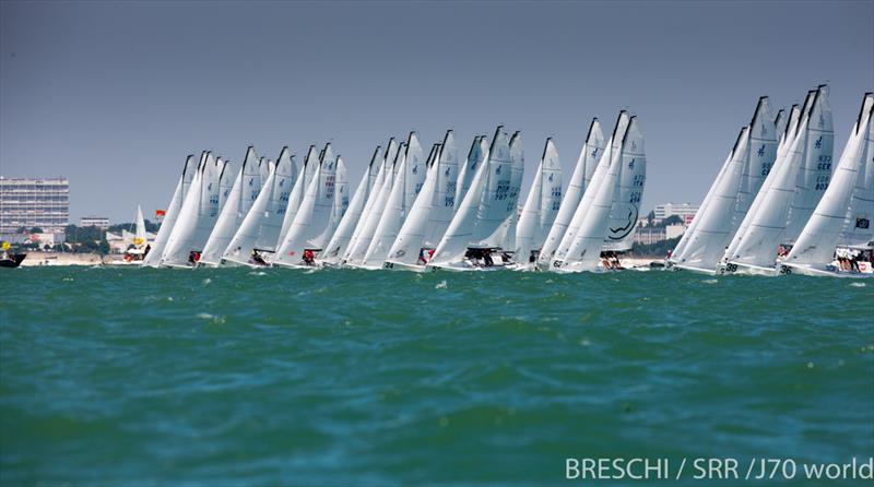J70 Worlds in La Rochelle day 2 - photo © Christophe Breschi / SRR / J70 world