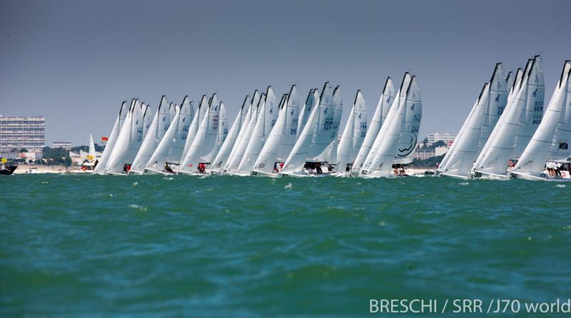 J70 Worlds in La Rochelle day 2 photo copyright Christophe Breschi / SRR / J70 world taken at Société des Régates Rochelaises and featuring the J70 class