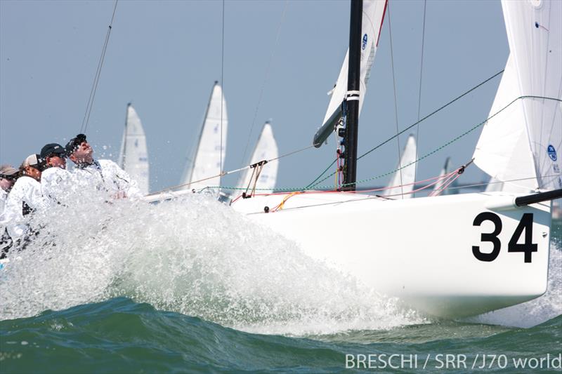 J70 Worlds in La Rochelle day 2 photo copyright Christophe Breschi / SRR / J70 world taken at Société des Régates Rochelaises and featuring the J70 class