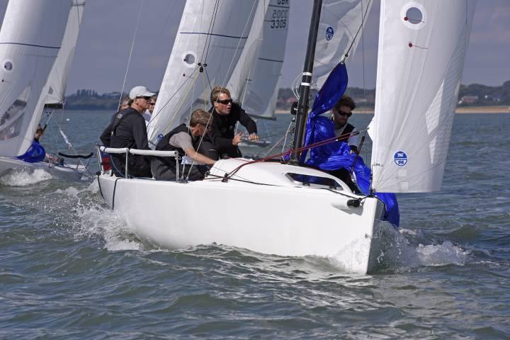 Nikklas Zennstrom's Ran wins the J70 class at the AVEVA September Regatta - photo © Rick Tomlinson / www.rick-tomlinson.com