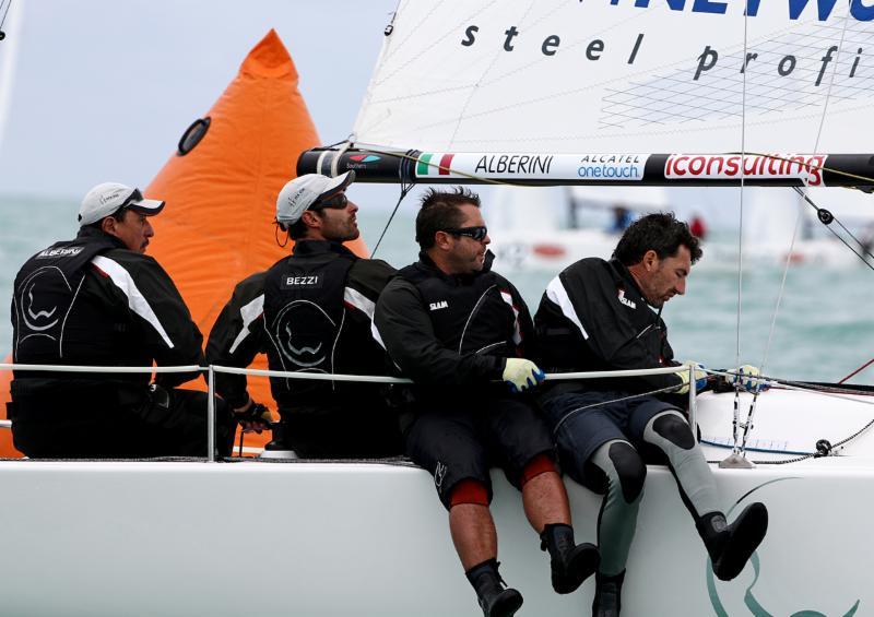 Carlo Aberini on Calvi Network has led the J/70 Class all week at Quantum Key West Race Week 2016 - photo © Max Ranchi / Quantum Key West