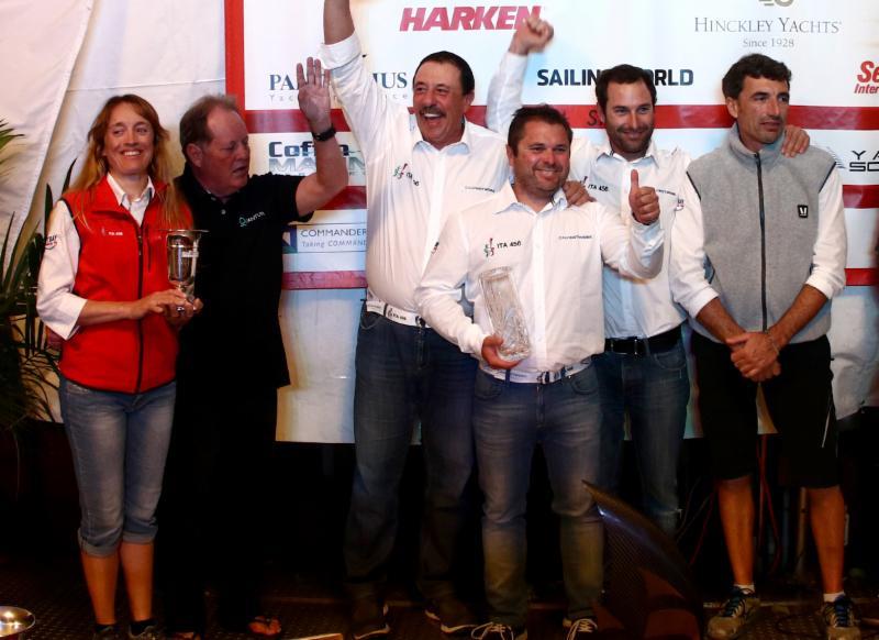 Calvi Network accepts their well-deserved awards at Quantum Key West Race Week 2016 - photo © Max Ranchi / Quantum Key West