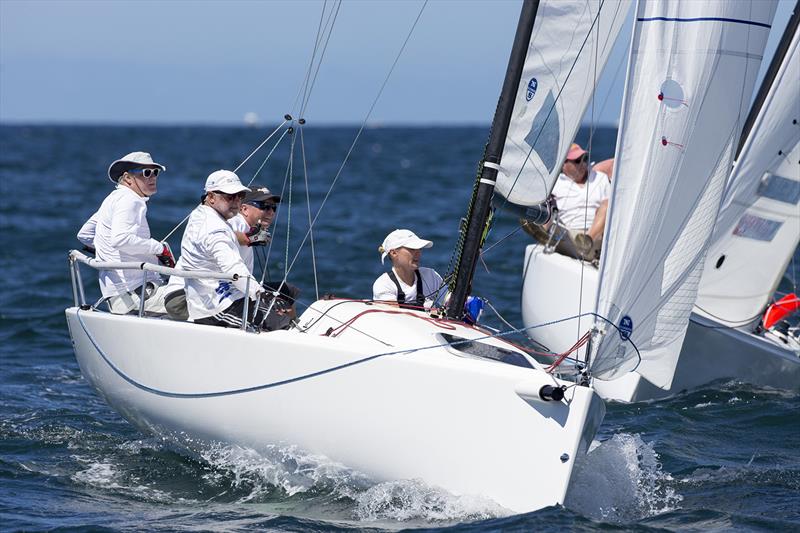 'James' on day 1 of the Sydney Harbour Regatta photo copyright Andrea Francolini taken at Middle Harbour Yacht Club and featuring the J70 class