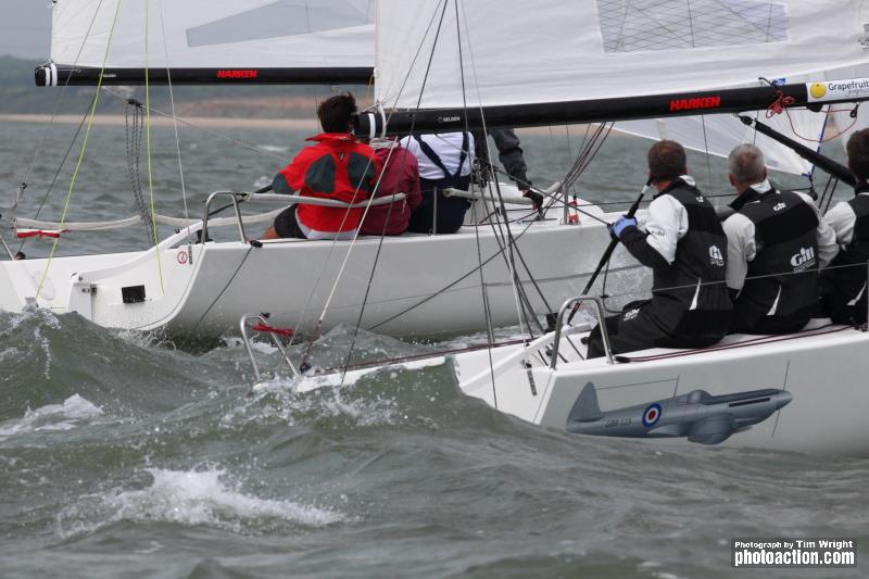 2016 Landsail Tyres J-Cup photo copyright Tim Wright / www.photoaction.com taken at Royal Southern Yacht Club and featuring the J70 class
