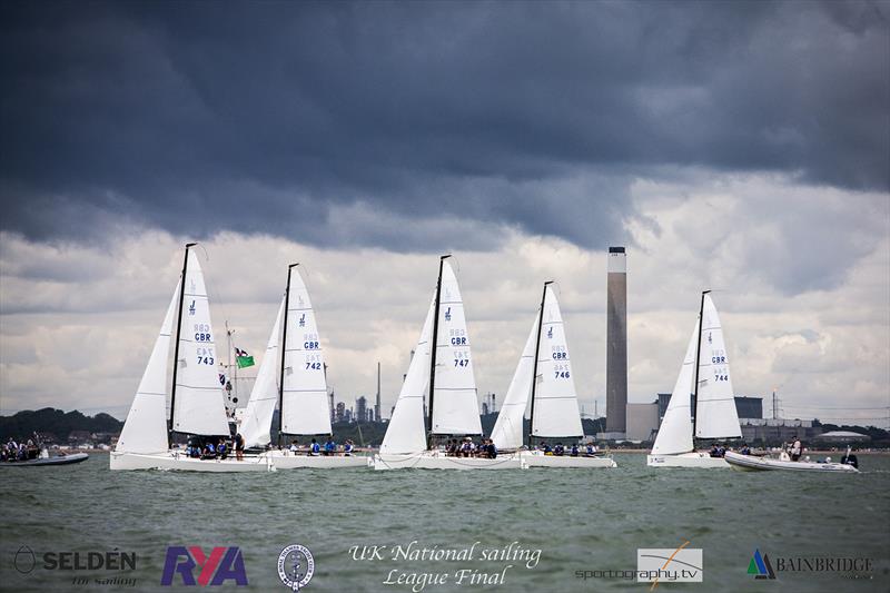 UK National Sailing League Final photo copyright Alex Irwin / www.sportography.tv taken at Royal Thames Yacht Club and featuring the J70 class