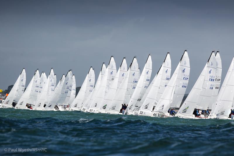 Final day of the J/70 Europeans - photo © Paul Wyeth / RSrnYC