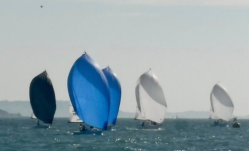 J/70 UK Nationals in Cowes day 2 photo copyright Louay Habib / Key Yachting taken at Royal Yacht Squadron and featuring the J70 class