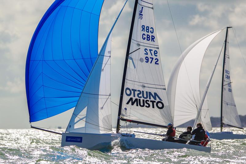 J/70 overall winner, Yeti at Lendy Cowes Week 2017 - photo © Paul Wyeth