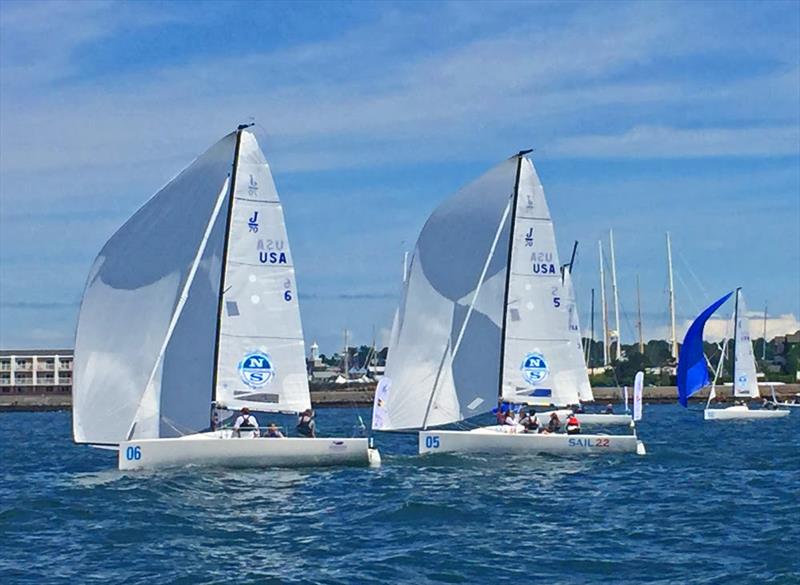 J/70 Youth Championship day 1 - photo © Stu Johnstone / J/Boats Inc
