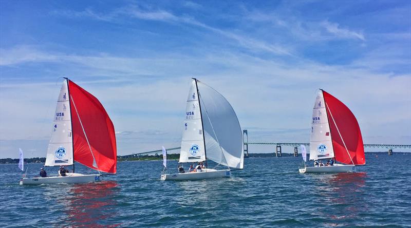 J/70 Youth Championship day 1 - photo © Stu Johnstone / J/Boats Inc