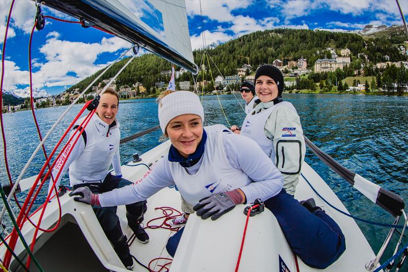 SAILING Champions League in St. Moritz photo copyright SCL / David Pichler taken at Segel-Club St. Moritz and featuring the J70 class