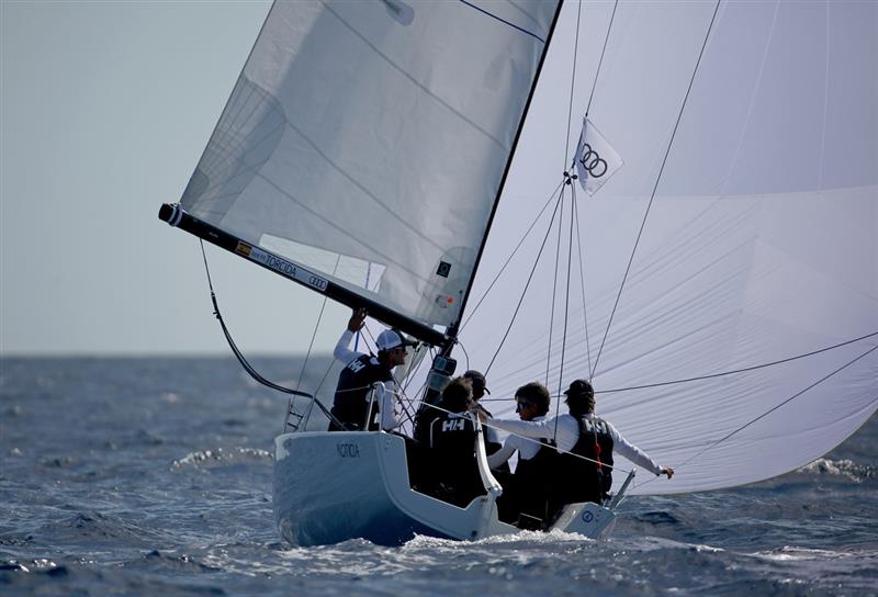 Day 4 of the Audi J/70 World Championship 2017 photo copyright Max Ranchi / www.maxranchi.com taken at Yacht Club Costa Smeralda and featuring the J70 class