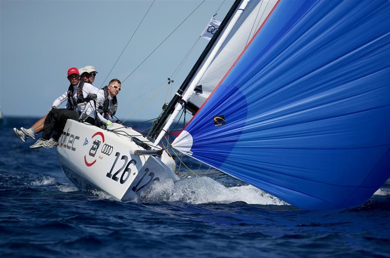 Day 4 of the Audi J/70 World Championship 2017 photo copyright Max Ranchi / www.maxranchi.com taken at Yacht Club Costa Smeralda and featuring the J70 class