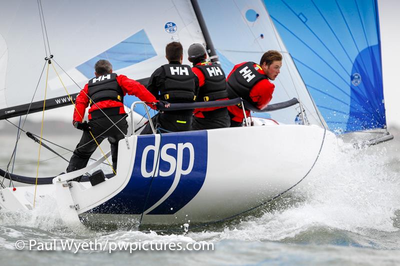 Hamble One Design Championships day 1 photo copyright Paul Wyeth / www.pwpictures.com taken at Hamble River Sailing Club and featuring the J70 class