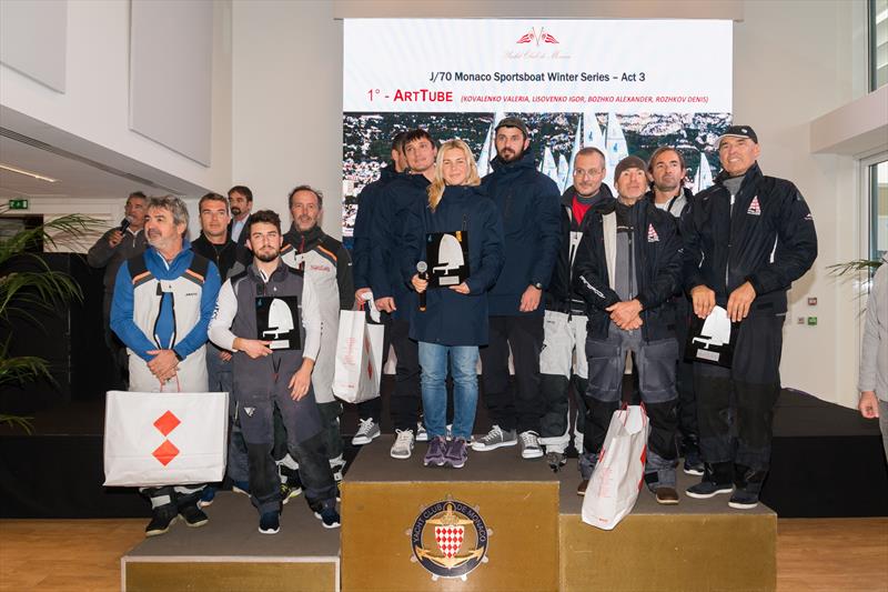 5th Monaco Sportsboat Winter Series Act 2 photo copyright Mesi / YCM taken at Yacht Club de Monaco and featuring the J70 class