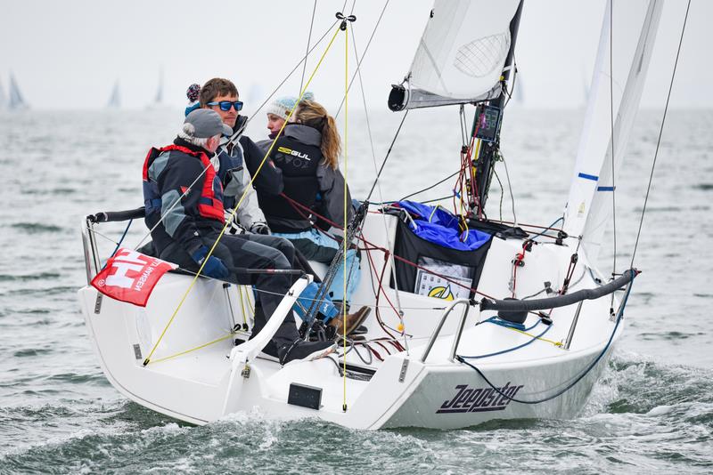 J70 Jeepster on day 4 of the Helly Hansen Warsash Spring Series - photo © Andrew Adams / www.closehauledphotography.com