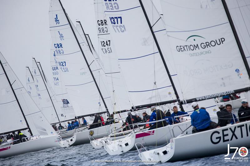 Over 70 teams from 15 countries start the 2018 J/70 European Championships today - photo © Maria Muina / 2018 J70 European Championship