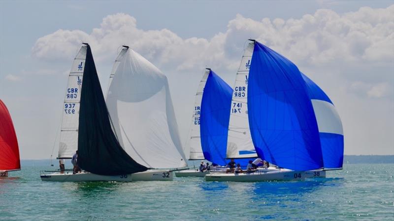 GJW Direct J/70 UK Nationals day 2 photo copyright Louay Habib taken at Royal Southern Yacht Club and featuring the J70 class
