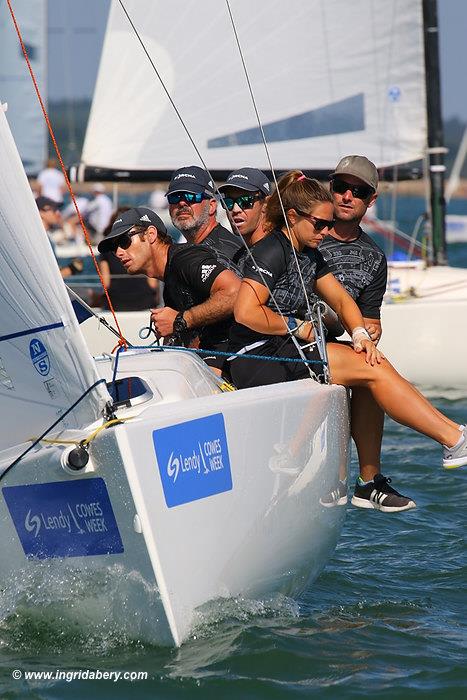 Lendy Cowes Week day 2 photo copyright Ingrid Abery / www.ingridabery.com taken at Cowes Combined Clubs and featuring the J70 class