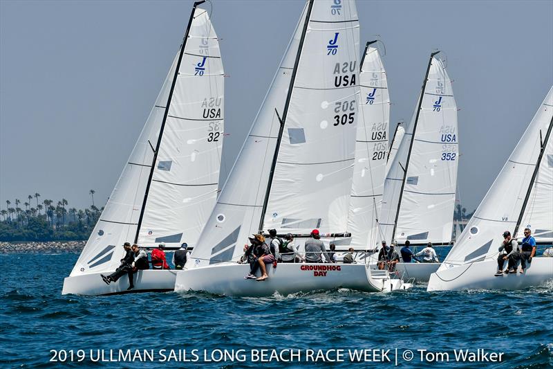 Ullman Sails Long Beach Race Week day 3 photo copyright Tom Walker taken at Long Beach Yacht Club and featuring the J70 class