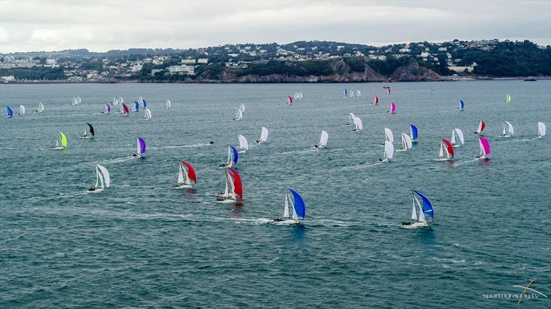 Darwin Escapes 2019 J/70 Worlds at Torbay day 1 photo copyright www.Sportography.tv taken at Royal Torbay Yacht Club and featuring the J70 class