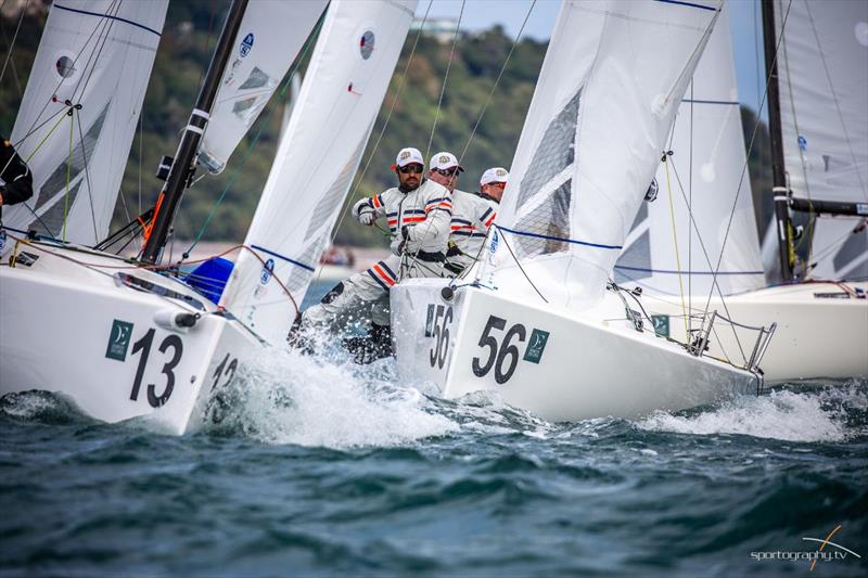 Darwin Escapes 2019 J/70 Worlds at Torbay day 1 - photo © www.Sportography.tv