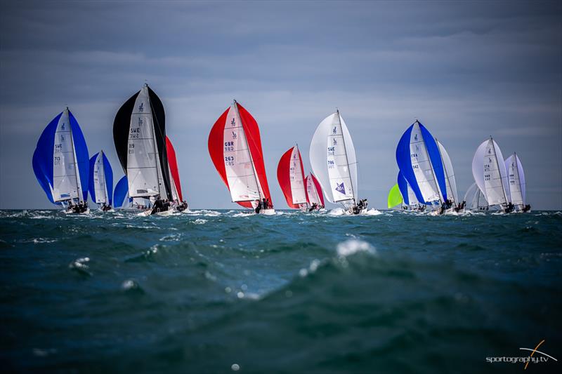 Darwin Escapes 2019 J/70 Worlds at Torbay day 2 - photo © www.Sportography.tv