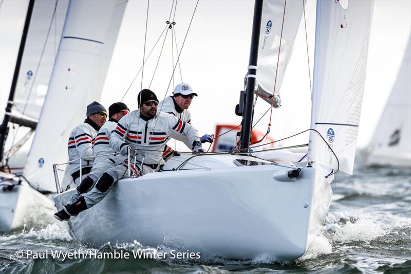 Eat Sleep J Repeat on Week 3 of the HYS Hamble Winter Series photo copyright Paul Wyeth / www.pwpictures.com taken at Hamble River Sailing Club and featuring the J70 class