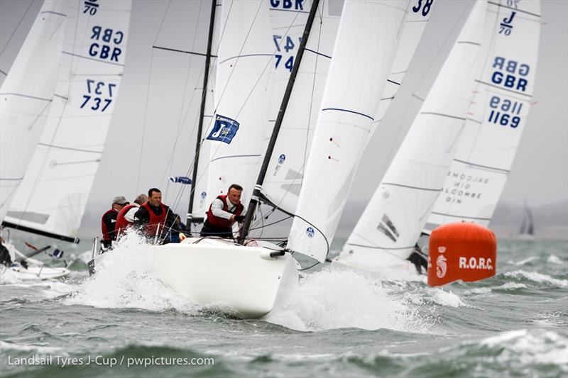 Fargo, GBR 738, J70 on day 1 of the 2020 Landsail Tyres J-Cup photo copyright Paul Wyeth / www.pwpictures.com taken at Royal Ocean Racing Club and featuring the J70 class