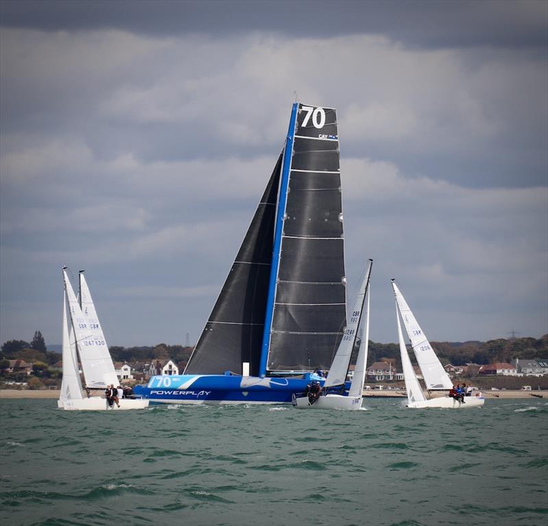 Day 2 of the 2020 J/70 UK National Championship photo copyright Louay Habib taken at Royal Southern Yacht Club and featuring the J70 class