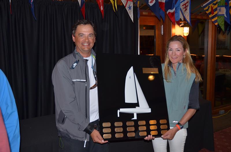 Heather Gregg Earl & Joe Bardenheier make history as Inaugural J/70 North American Champions - photo © Christopher E. Howell