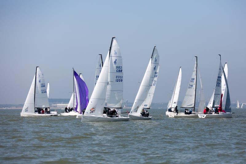 J70 Class photo copyright Clockhouse Photography taken at Warsash Sailing Club and featuring the J70 class