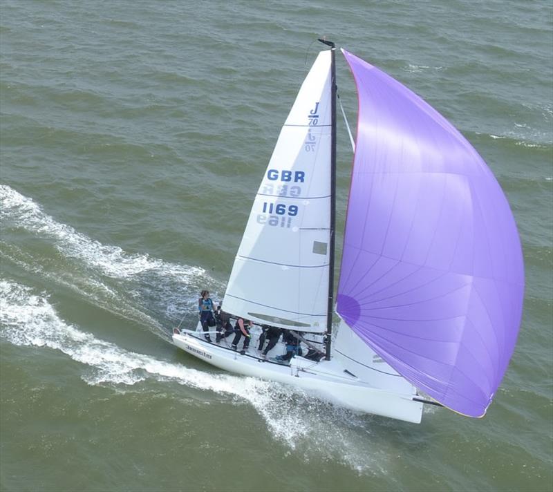 Graham Clapp's Jeepster (RSrnYC) scored two race wins and discarded a fourth to win the J/70 Class photo copyright Shaun Roster taken at  and featuring the J70 class