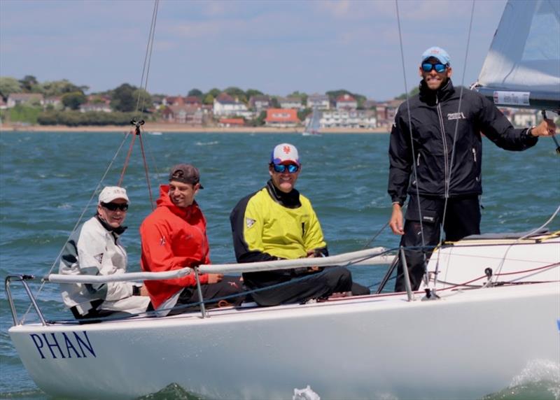 Phan Crew: Jeremy Thorp, Ben Cooper, Martin Evans, Matt Reid photo copyright Louay Habib taken at Royal Thames Yacht Club and featuring the J70 class