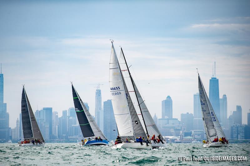 2018 Helly Hansen NOOD Regatta - Day 1 photo copyright Paul Todd / www.outsideimages.com taken at Chicago Yacht Club and featuring the J70 class