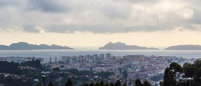 The Ria de Vigo forms a superb natural location for the J/70 European Championships photo copyright Event Media taken at Real Club Náutico de Vigo and featuring the J70 class