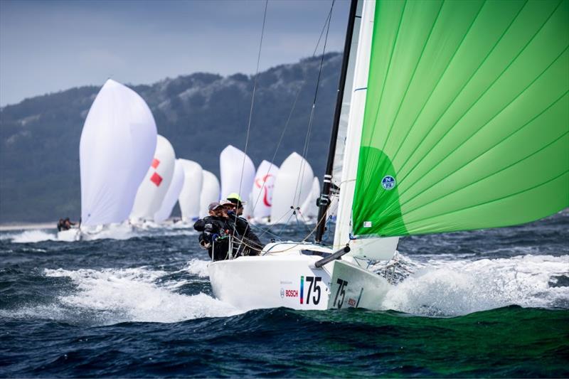 18 J70 European Championships At Real Club Nautico De Vigo Day 1