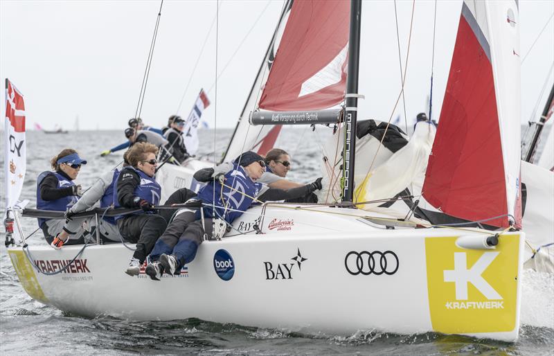 1st place went to Kongelig Dansk Yachtklub (DEN) at the Women's SAILING Champions League in Kiel photo copyright SCL / Sven Jürgensen taken at Kieler Yacht Club and featuring the J70 class