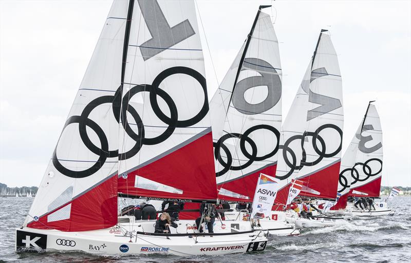 Women's SAILING Champions League in Kiel photo copyright SCL / Sven Jürgensen taken at Kieler Yacht Club and featuring the J70 class