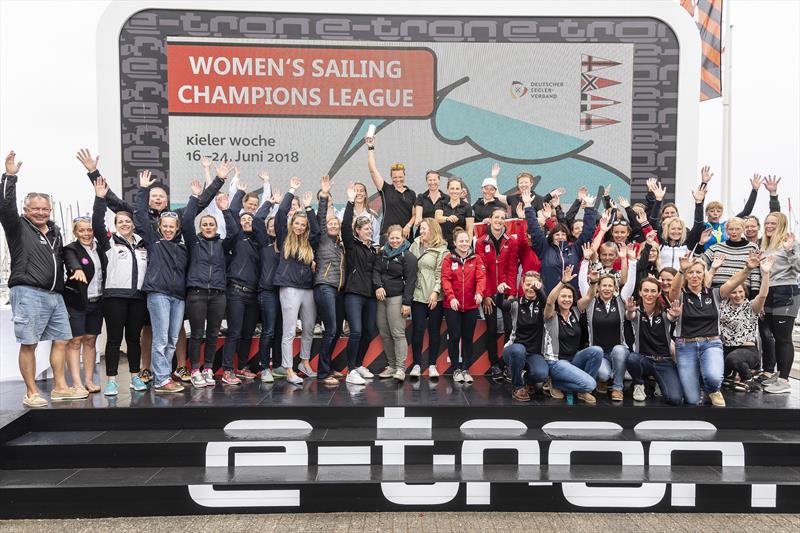 Women's SAILING Champions League in Kiel photo copyright SCL / Sven Jürgensen taken at Kieler Yacht Club and featuring the J70 class