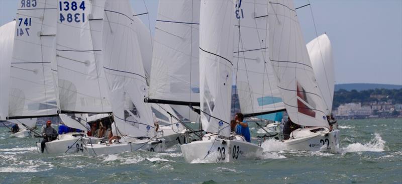 GJW Direct J/70 UK Nationals day 3 photo copyright Gillian Pearson / Royal Southern YC taken at Royal Southern Yacht Club and featuring the J70 class