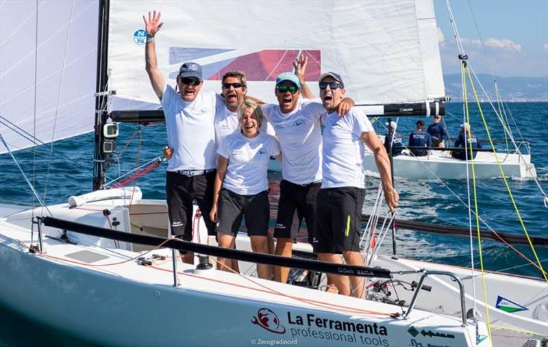 LA Femme Terrible, with co-owners Paolo Tomsic and Mauro Brescacin photo copyright J/70 Italian Class taken at  and featuring the J70 class