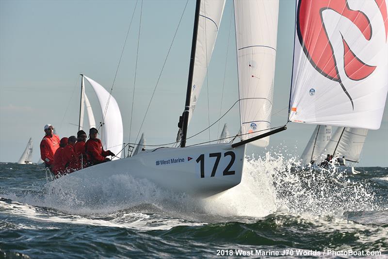 2018 West Marine J/70 World Championships - Day 3 photo copyright 2018 West Marine J/70 Worlds / PhotoBoat.com taken at  and featuring the J70 class