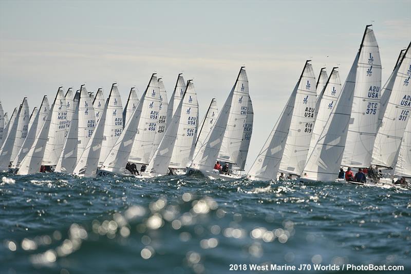 2018 West Marine J/70 World Championships photo copyright 2018 West Marine J/70 Worlds / PhotoBoat.com taken at  and featuring the J70 class