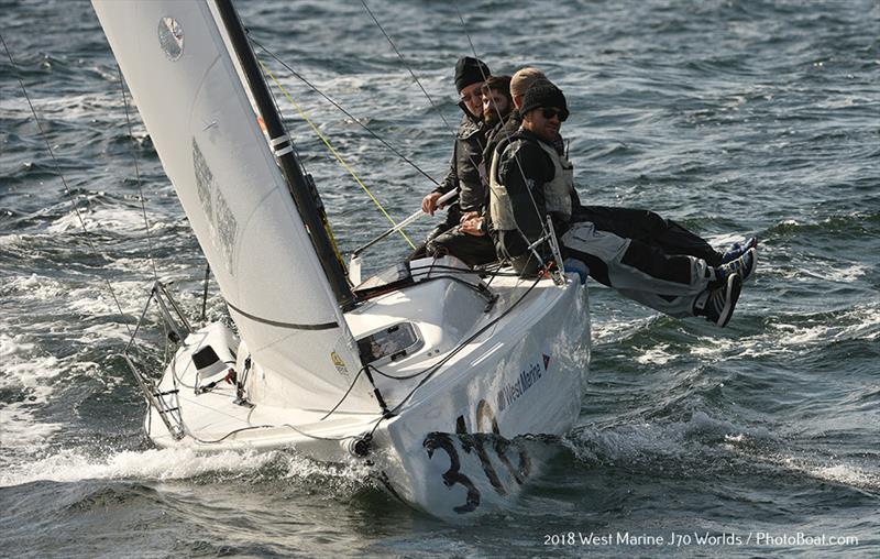 Africa Crew: Jud Smith, Lucas Calabrese, Will Felder, Marc Gauthier - 2018 West Marine J/70 World Championships photo copyright 2018 West Marine J/70 Worlds / PhotoBoat.com taken at  and featuring the J70 class