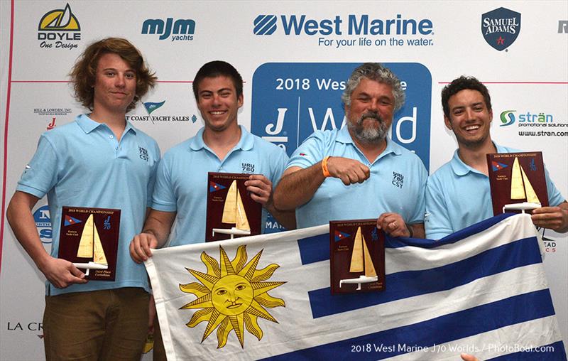 In third place for the Corinthian Class was Aldo Centanaro (URU) racing Pura Joda (Yacht Club Punta del Este) - 2018 West Marine J/70 World Championships - photo © 2018 West Marine J/70 Worlds / PhotoBoat.com